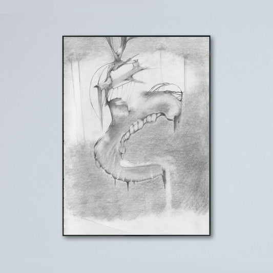 Abstract pencil drawing