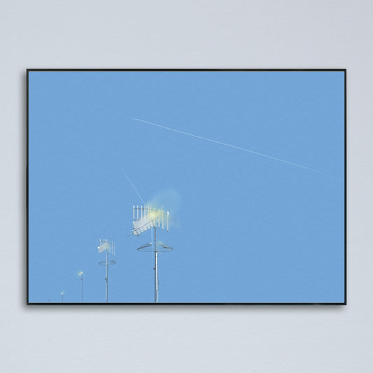 Aerials on the roof
