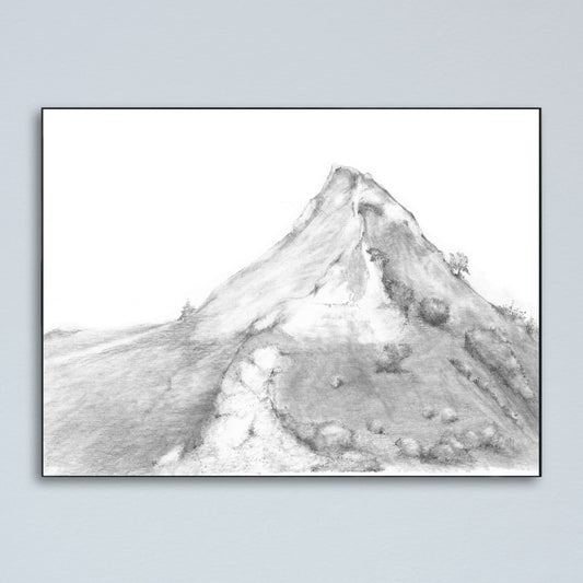 Parkhouse Hill (The Dragon's Back) in pencil
